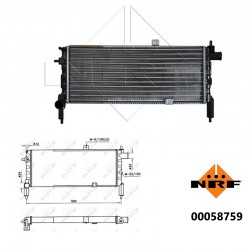 RADIATEUR DU MOTEUR NRF...