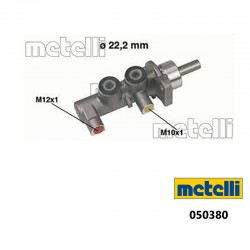 MAITRE CYLINDRE METELLI 050380